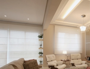 Cortina Romana Columbia — higienização e manutenção Novara
