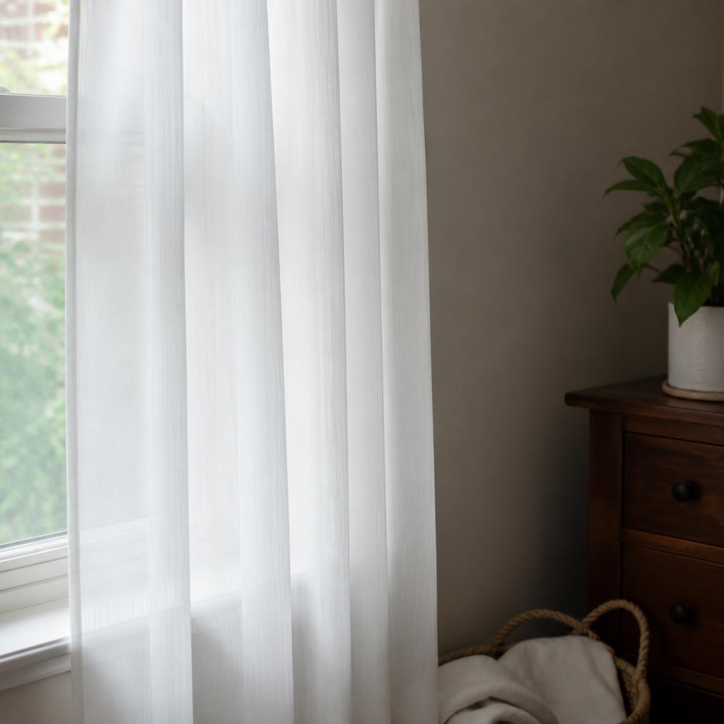 Persianas e cortinas após higienização profissional